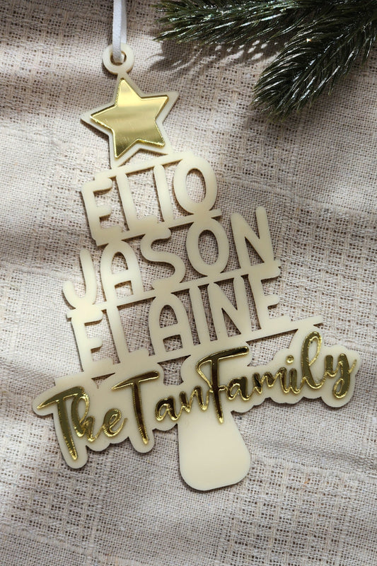 Christmas Bauble - Family Tree Ornament