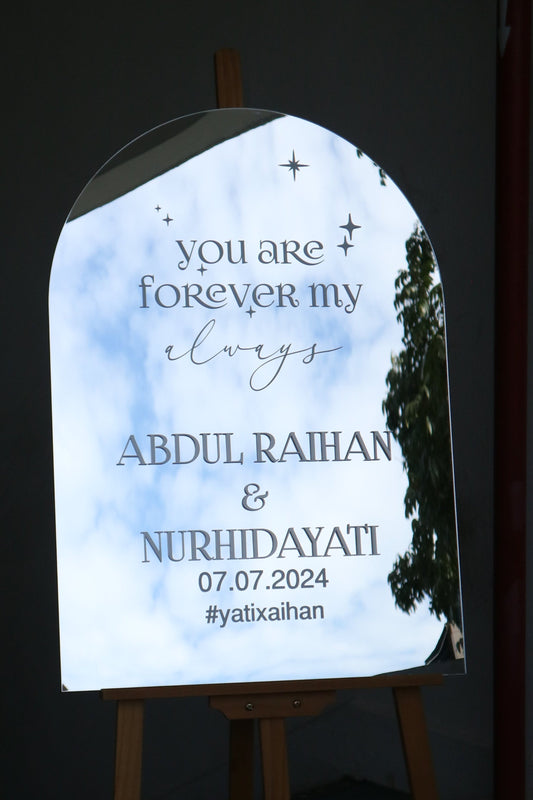 Wedding Welcome Sign – Our Forever