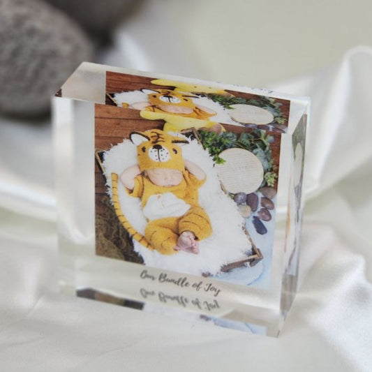 Personalized Acrylic Photo Block - 3 x 3in