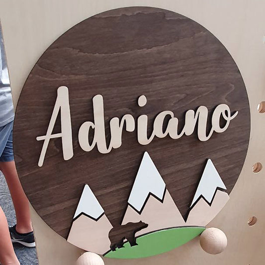 Nursery Door Sign - On an Adventure
