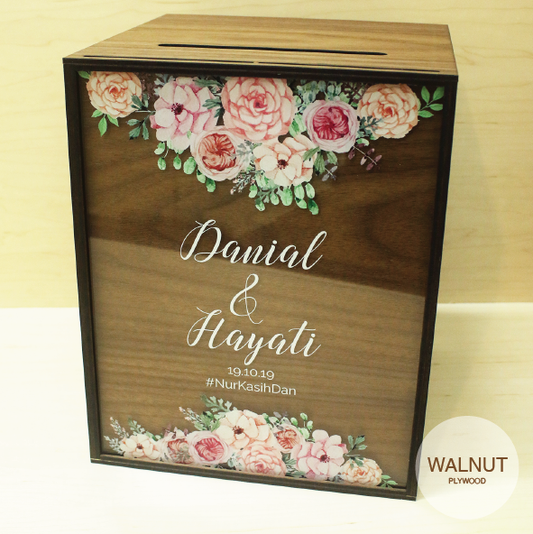 Wedding Portrait Heartdrop Angbao Box - Clik Clok